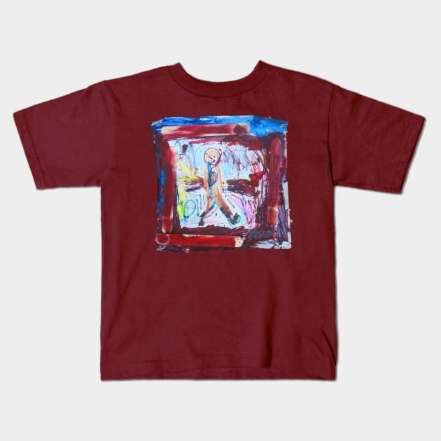 Collin's Painting Kids T-Shirt by killintime